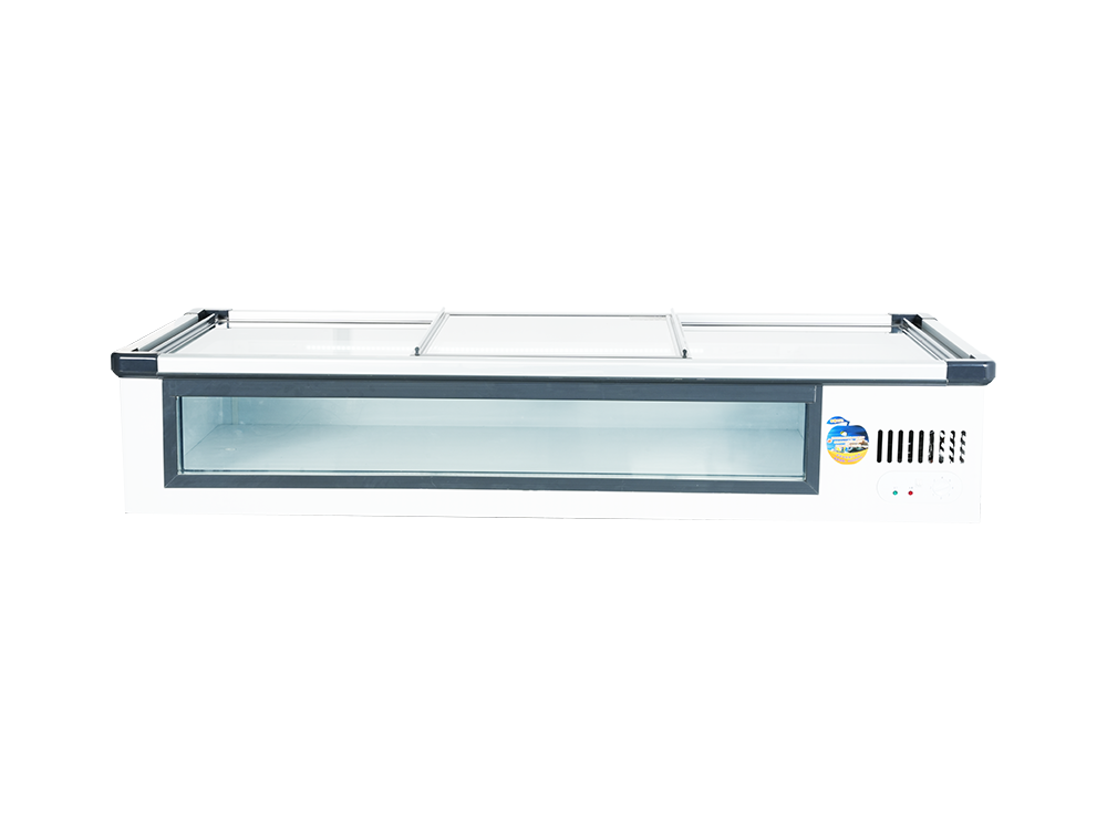 Desktop Front Transparent Freezer Seafood Showcase