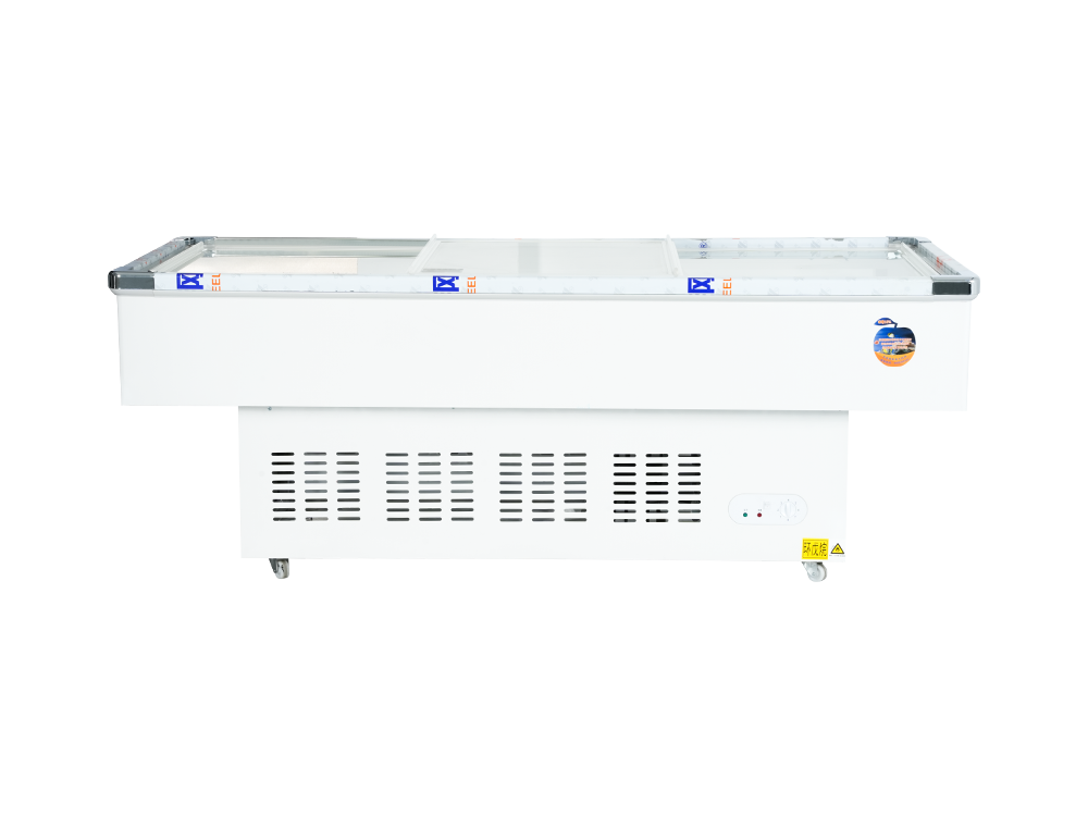 Luxury New White Freezer Seafood Showcase